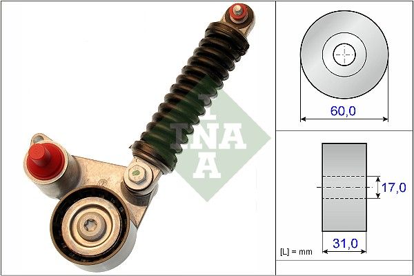 WILMINK GROUP Натяжная планка, поликлиновой ремень WG1253247